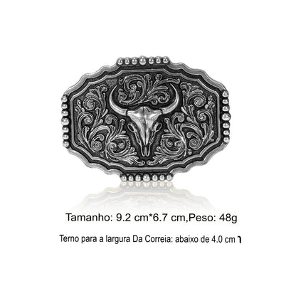 Fivela de Cinto Personalizada Estilo Cowboy Western.