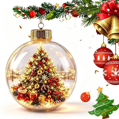 Enfeite de Natal Iluminado com Cena