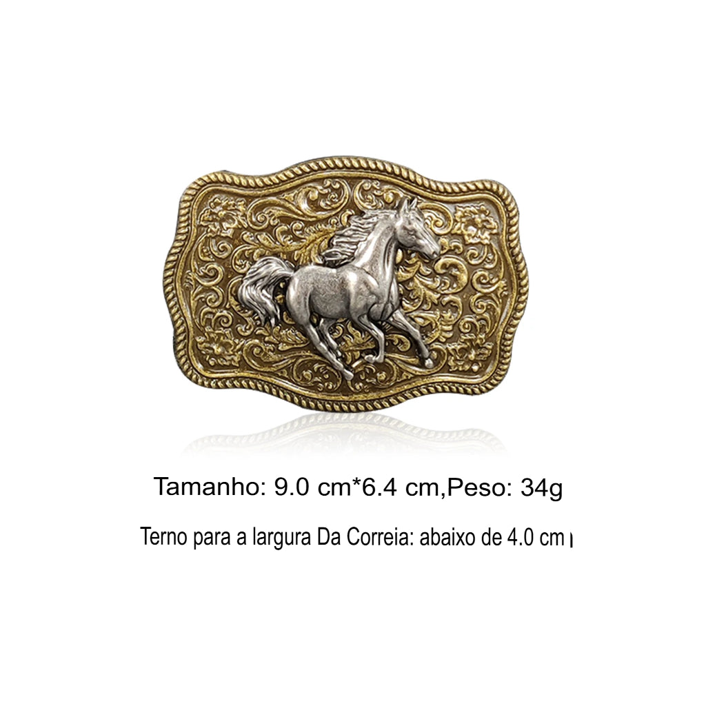 Fivela de Cinto Retrô Bullzine