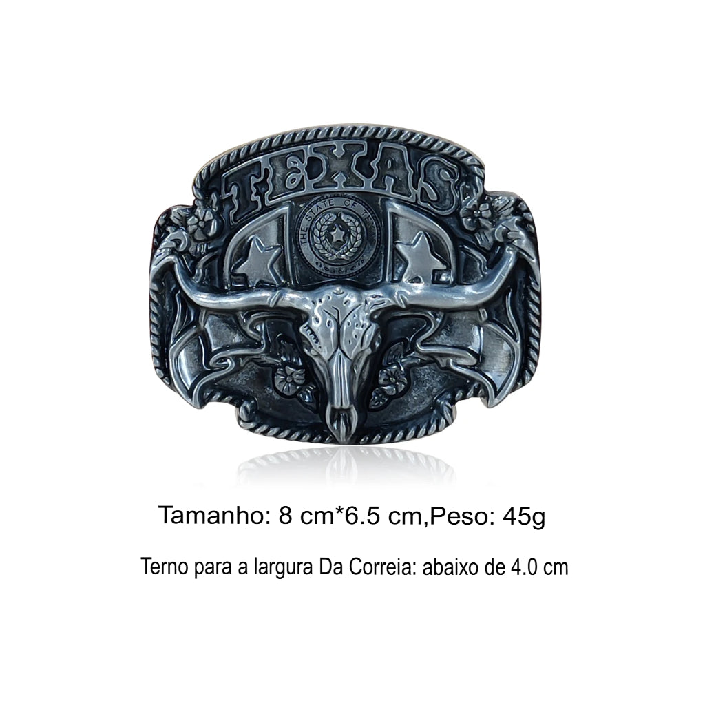 Fivela de Cinto Personalizada Estilo Cowboy Western.