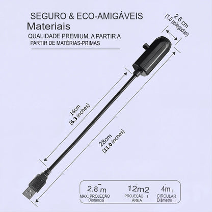 Projetor de Luzes Natalinas USB