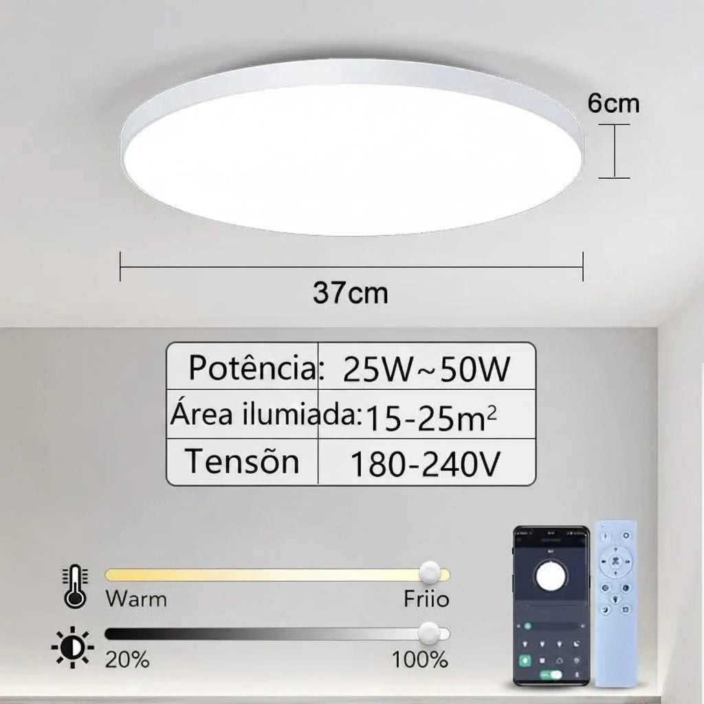 Luminária de Teto LED 36W/50W 220V