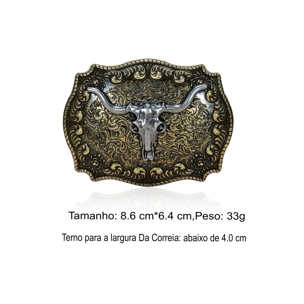 Fivela de Cinto Personalizada Estilo Cowboy Western.