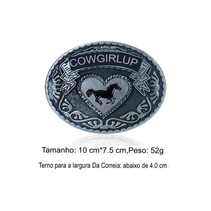 Fivela de Cinto Retrô Bullzine