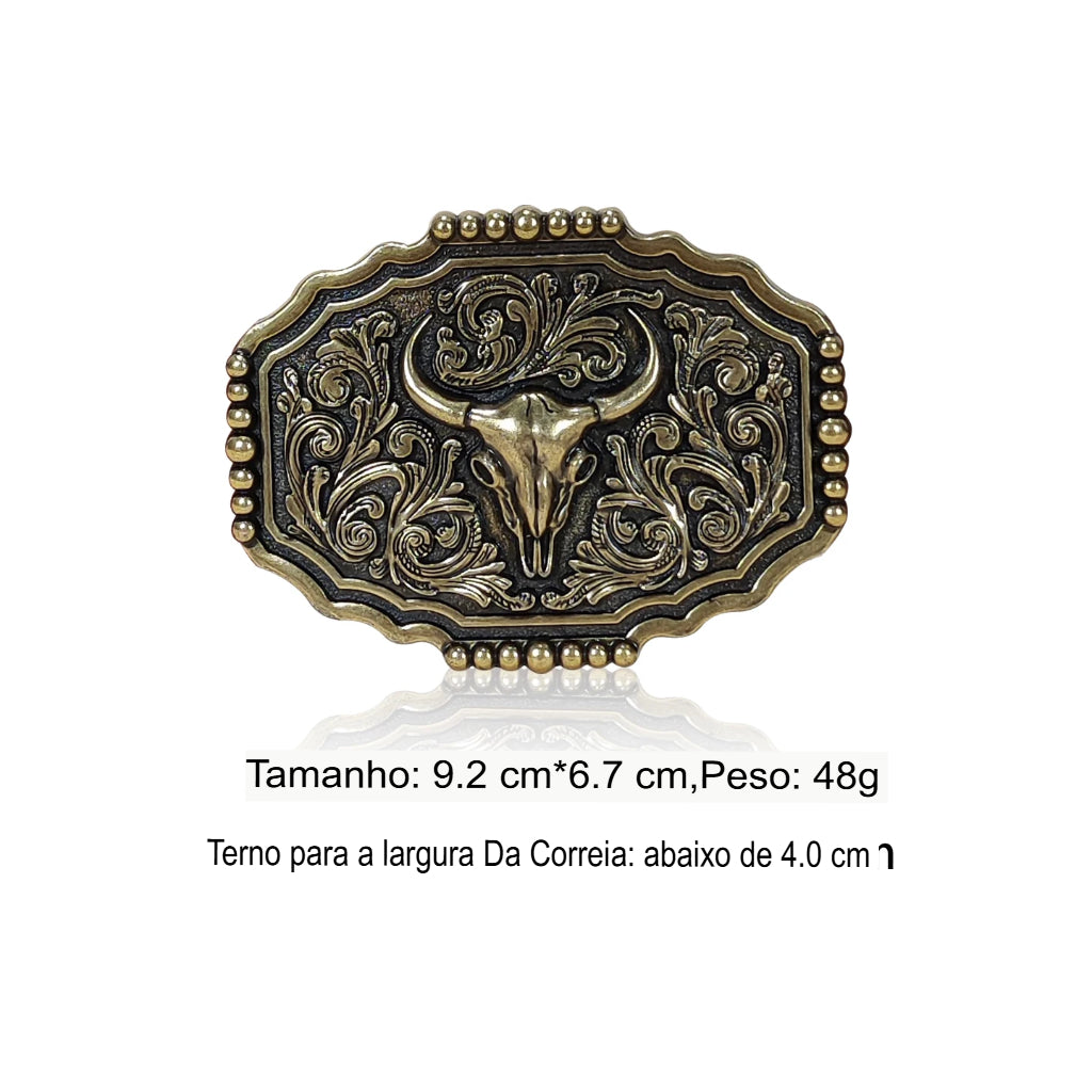 Fivela de Cinto Personalizada Estilo Cowboy Western.