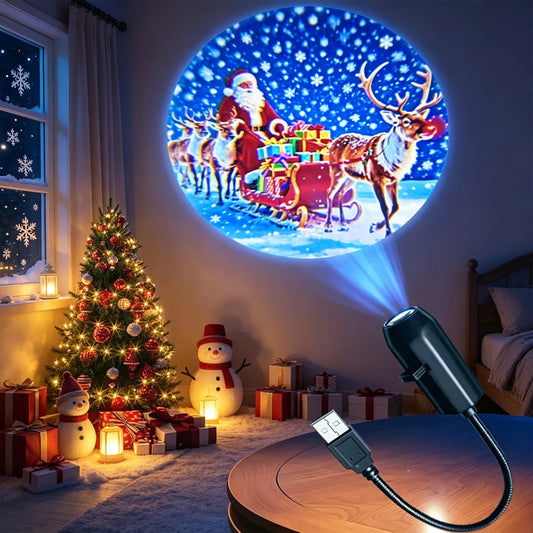Projetor de Luzes Natalinas USB