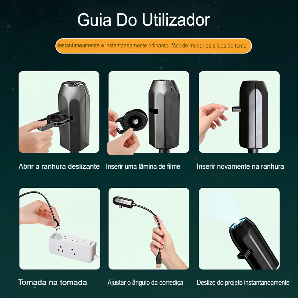 Projetor de Luzes Natalinas USB